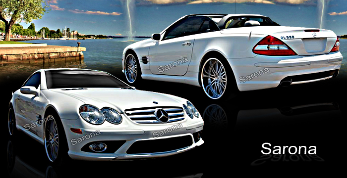 Custom Mercedes SL  Convertible Body Kit (2003 - 2008) - $2190.00 (Manufacturer Sarona, Part #MB-048-KT)
